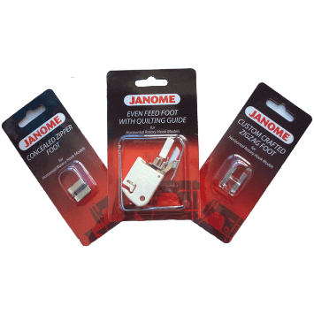 Janome Sale on Feet and Accessories