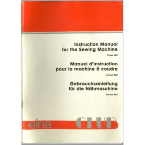 Elna Club 500 Instruction Manual PDF Download