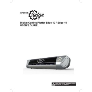 Instruction Manual - Artistic Edge 12 & 15 Front-Page