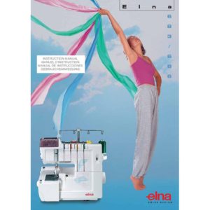Instruction Manual - Elna 683 686 Overlocker Front-Page