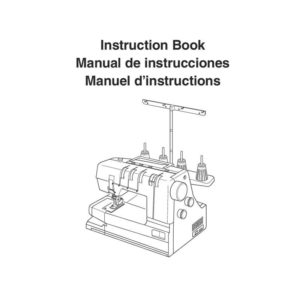 Instruction Manual - Elna EasyCover Cover Stitch Front-Page