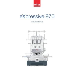 Instruction Manual - Elna eXpressive 970 Front-Page