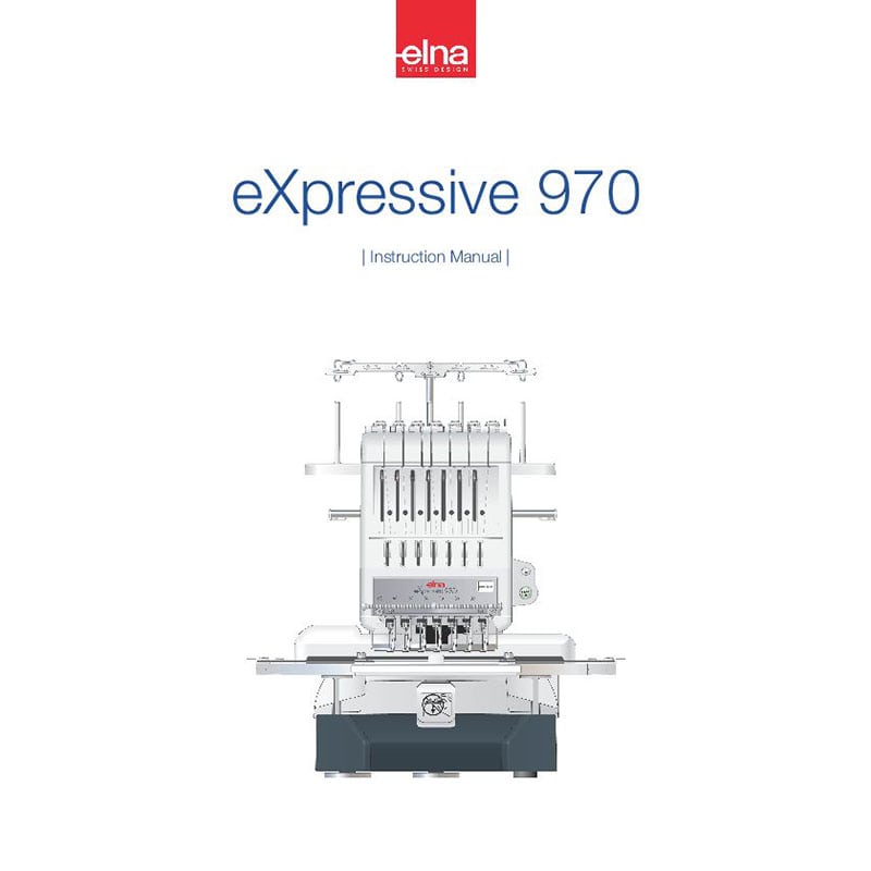 Instruction Manual - Elna eXpressive 970 Front-Page