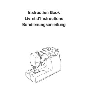 Instruction Manual - Elna Star Edition Front-Page